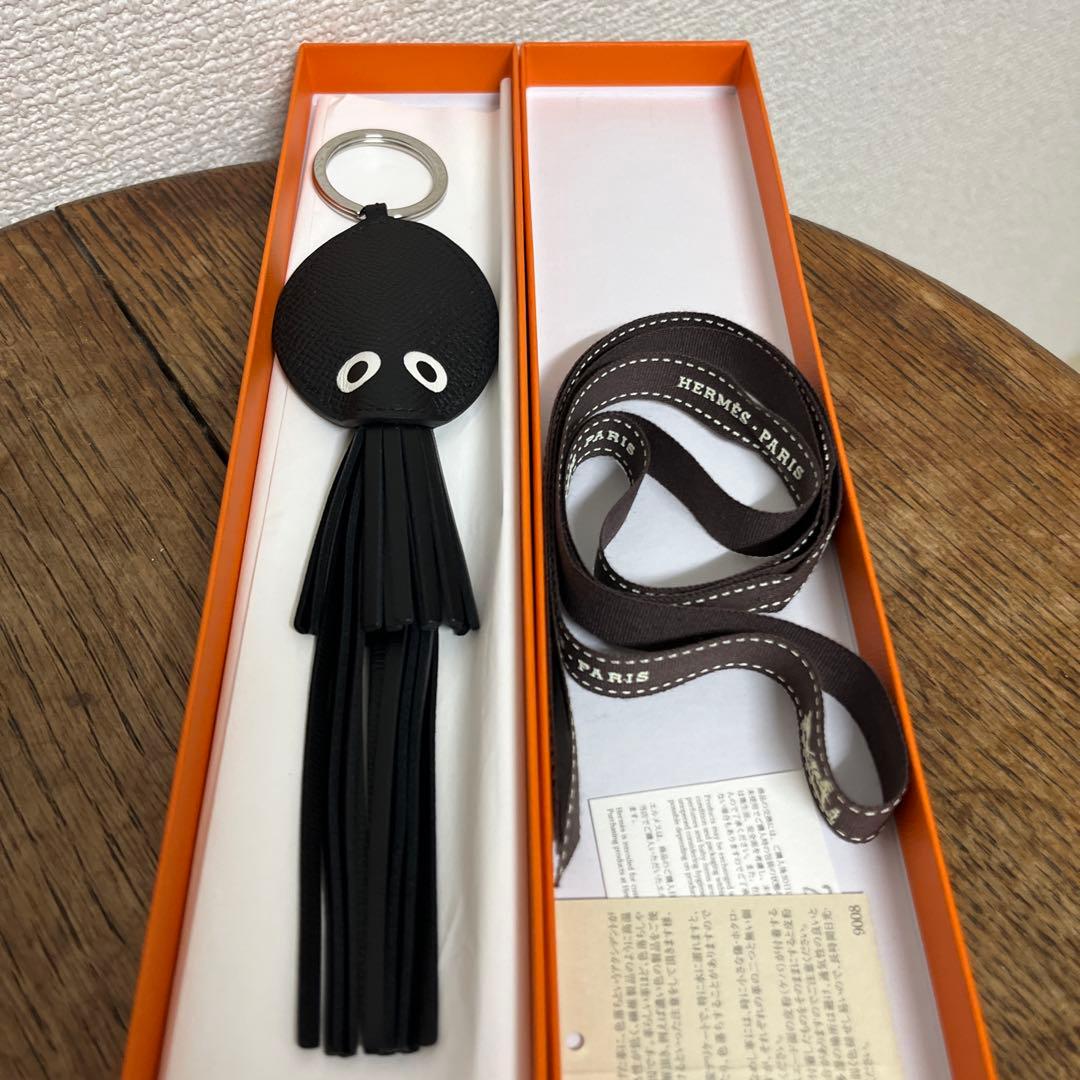 ひ*め様 HERMES エルメス プルプ タコ キーホルダー チャーム イカ