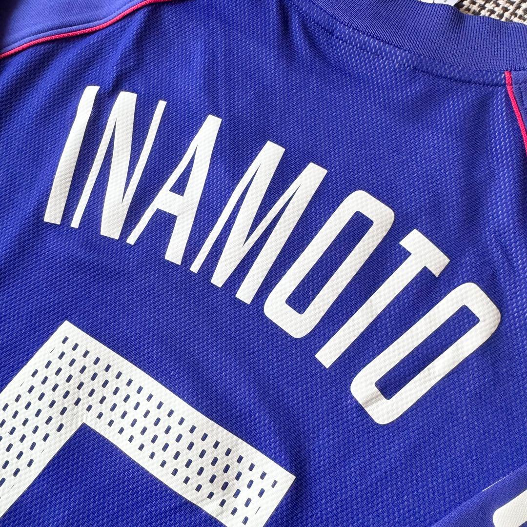 新品タグ付き・デッドストック】稲本潤一 ＃5 日本代表（H）2002