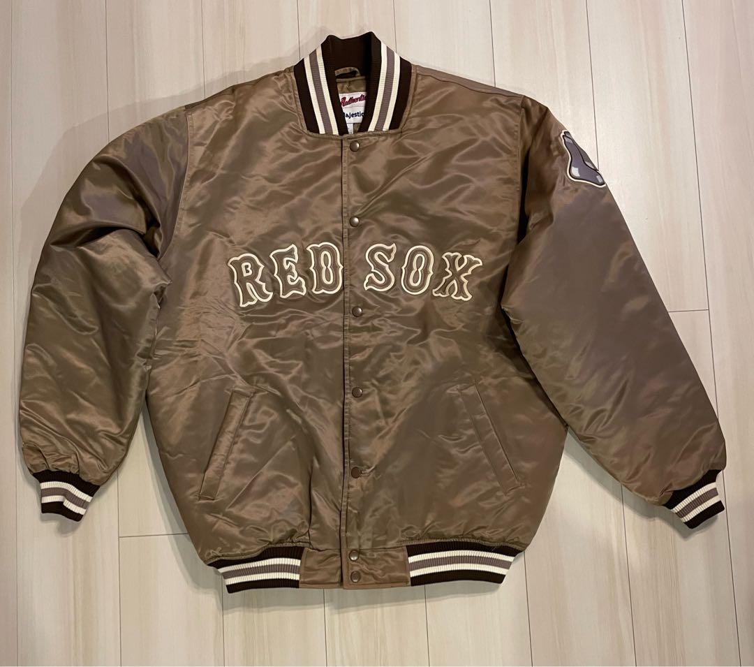 マジェスティックMLBレッドソックス オーセンティック ナイロンスタジャン 楽天市場】□ MLB マジェスティック レッドソックス 裏 フリース