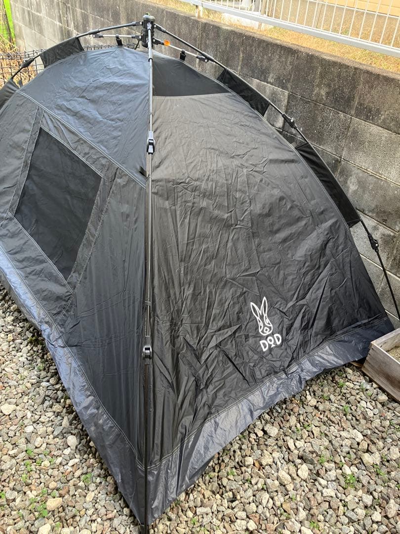 DOD ONE TOUCH TENT ワンタッチテント T2-629-BK ワンタッチテント（ブラック） T2-629-BK - DOD（ディーオーディー