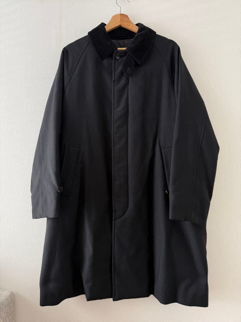 Steven Alan T/W FAT BAL COLLAR COAT 黒 M - メルカリ