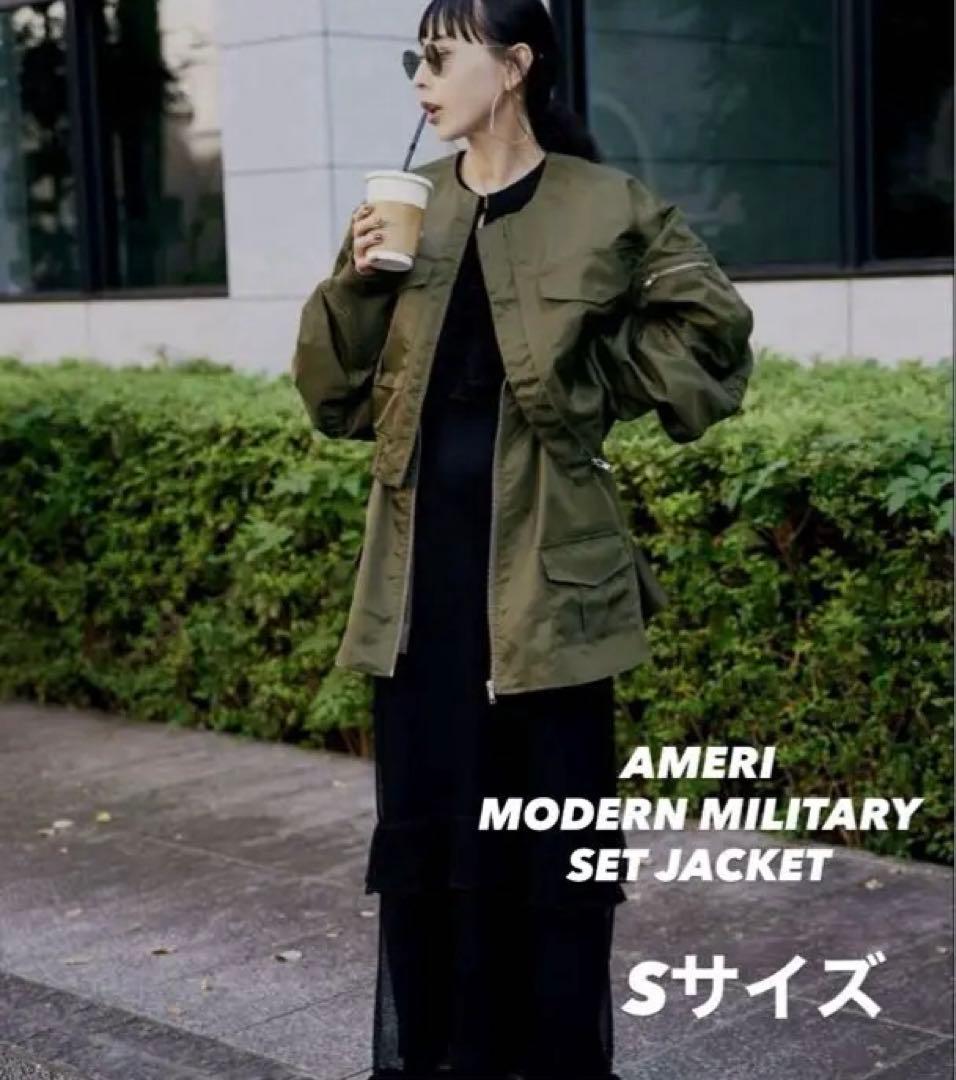 AMERI アメリ　MODERN MILITARY SET JACKET S 別注MODERN MILITARY SET JACKET(S IVORY): AMERI: WOMENS｜ STUDIOUS