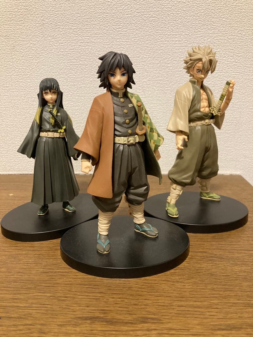 鬼滅の刃 冨岡義勇 時透無一郎 不死川実弥 フィギュア 絆の装 セピア