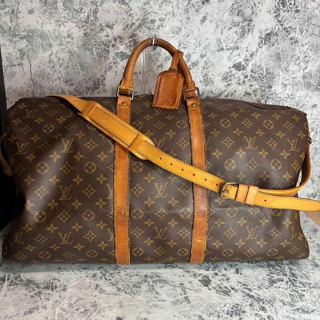 ✨LOUIS VUITTON✨　ルイヴィトン　ボストンバッグ　キーポル55 ☆ルイヴィトン☆キーポル・バンドリエール 55 (Louis Vuitton