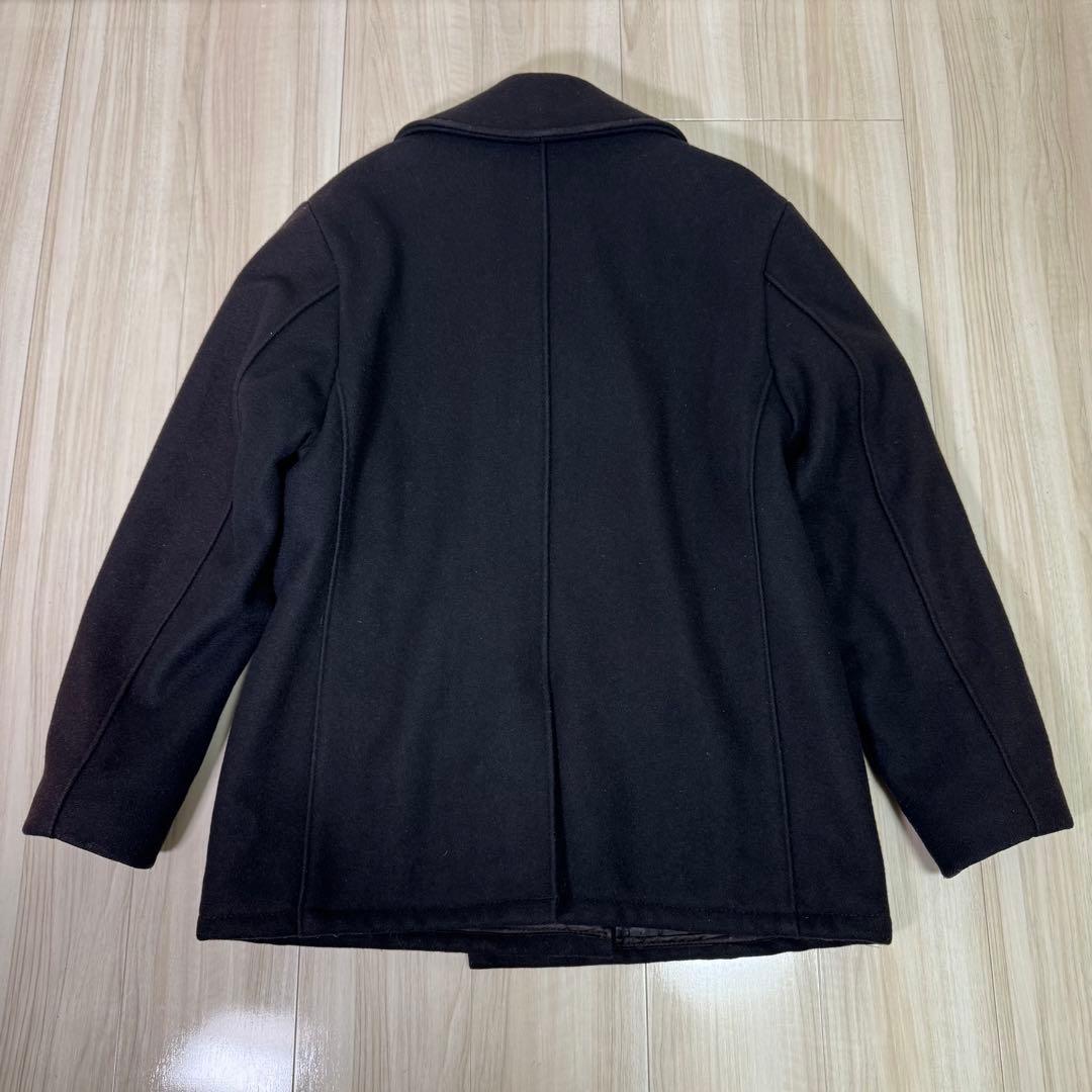 米国製】Schott 740N Pコート サイズ42 メルトンウール 80s