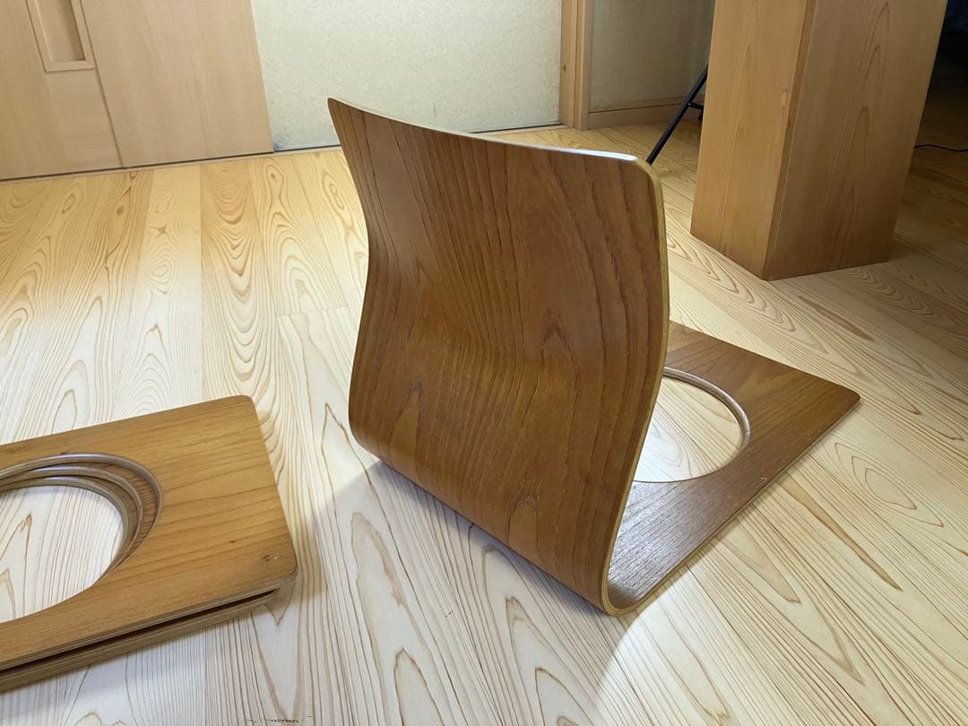 天童木工 座椅子 4脚セット 曲げ木 和モダン 藤森健次 ビンテージ JAPAN