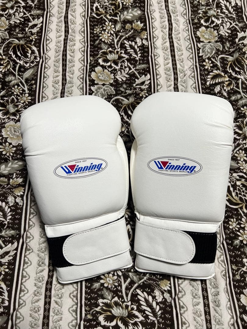 Winning PS-16B ボクシンググローブ ホワイト　16オンス Amazon.co.jp: WINDY ボクシンググローブ BGVH 16オンス ホワイト