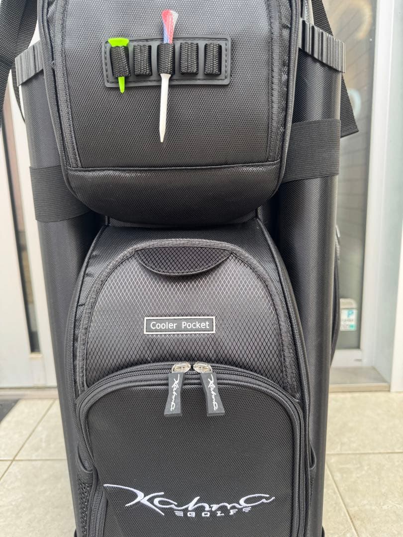 希少】Kahma ゴルフバッグ キャディバッグ Black - メルカリ