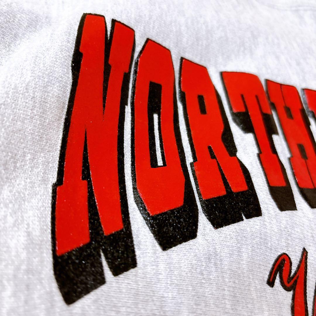 USA製 90s Champion リバースウィーブ 3段プリント 刺繍タグ L - メルカリ