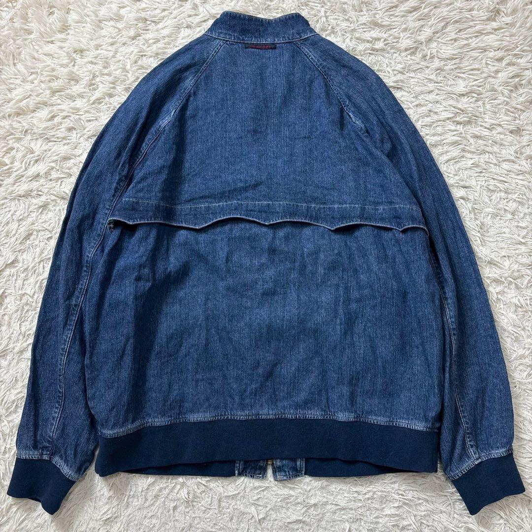 美品】Papas パパス デニムジャンパー ブルゾン ジャケット 麻 - メルカリ