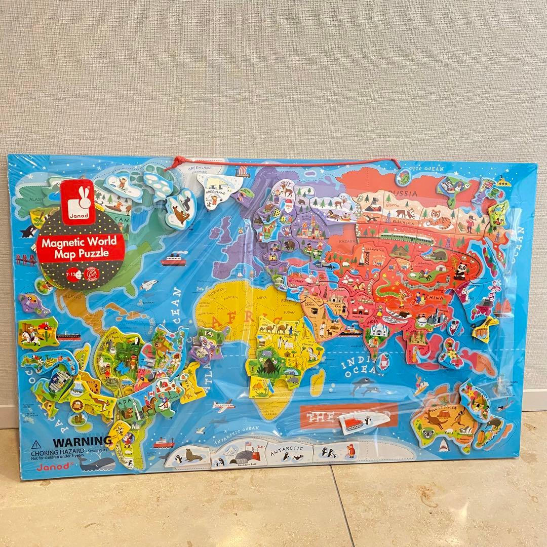 ジャノー 世界地図 パズル ワールドマップジャノー 世界地図 パズル