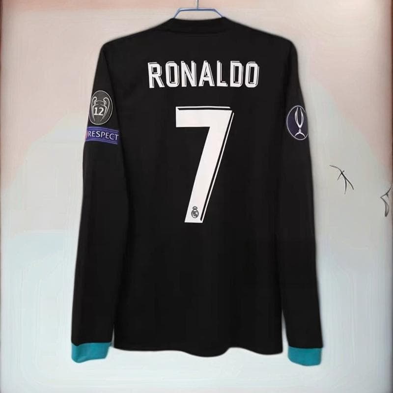 17-18 レアル・マドリード RONALDO 背番号7 長袖シャツ 17-18 Ronaldo 背番号7 レアル・マドリード シャツ 長袖