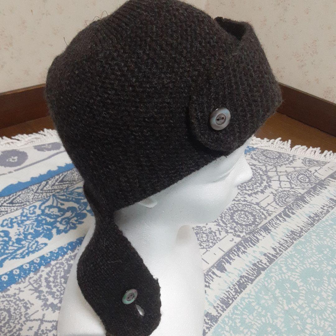 H.W.dog &co. ドッグアンドコー　　2WAY　ビーニー　帽子　ウール