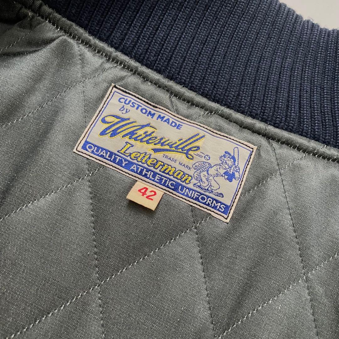 美品 ホワイツビル スタジャン 42 XL WV15168 アワードジャケット