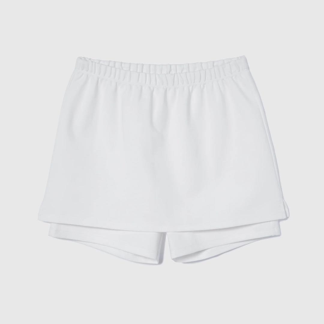 新品未使用】SeaRoomlynn / スカートwithハーフレギンスホワイト