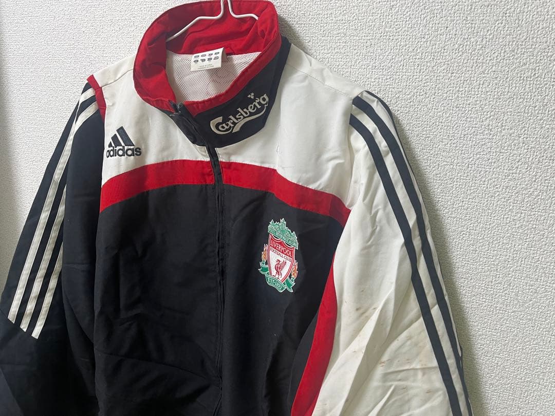 07/08リバプール adidas ビンテージウィンドブレーカー - メルカリ