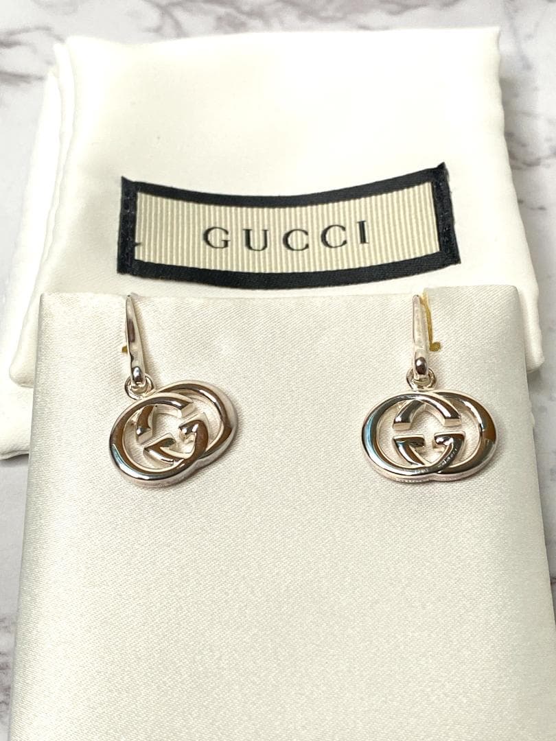 GUCCI ピアス GGロゴ ピアス シルバー925 - アクセサリーオンライン