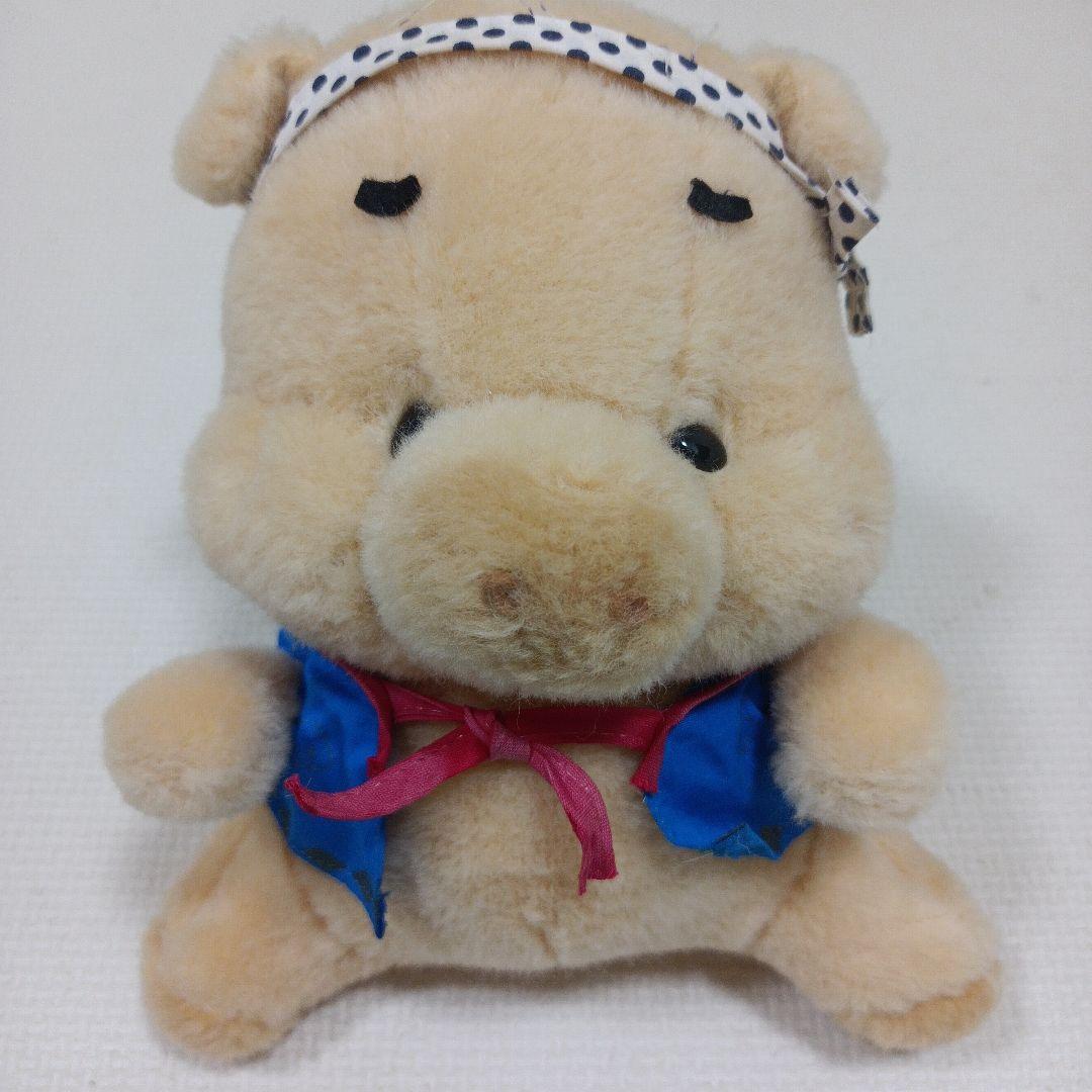サンリオぬいぐるみぶたかば日本製旧ロゴ昭和レトロ平成レトロお祭り
