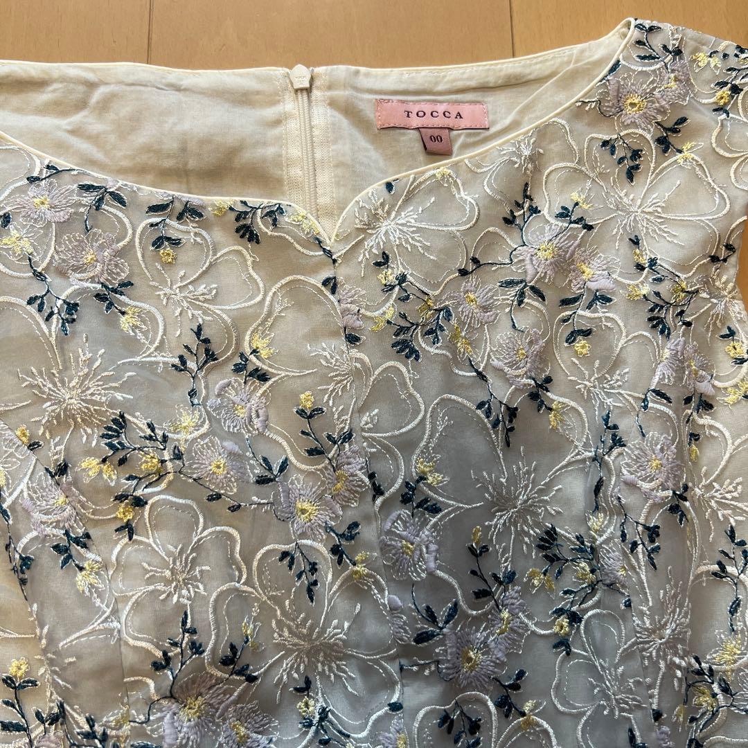 ワンピース 花柄 刺繍 トッカ TOCCA 人気