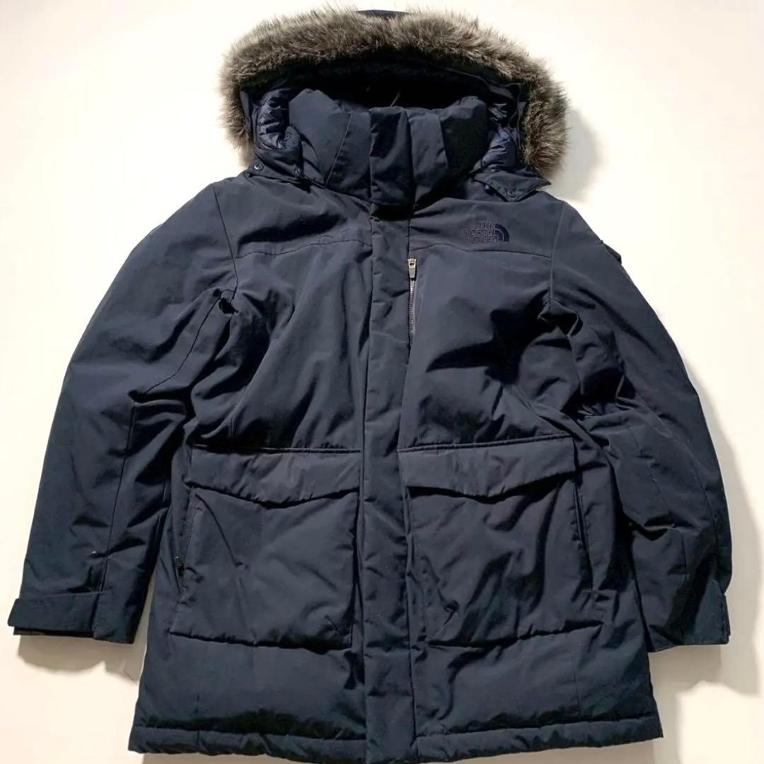 韓国限定】ノースフェイス 2XL ダウンジャケット NJ1DJ55L ネイビー