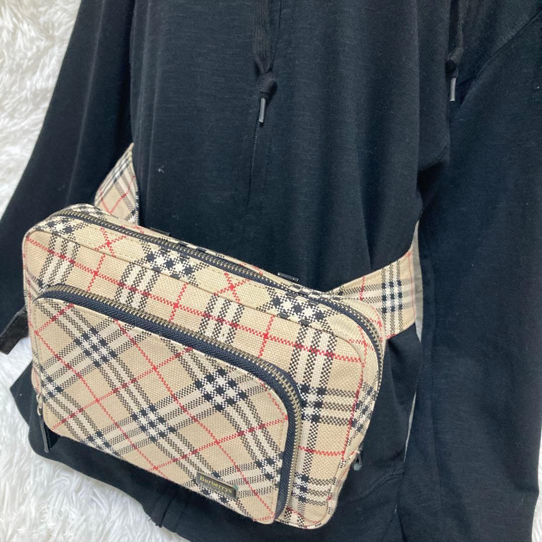 にゃっ様専用 バーバリーブルーレーベル ショルダーバッグ ボディ