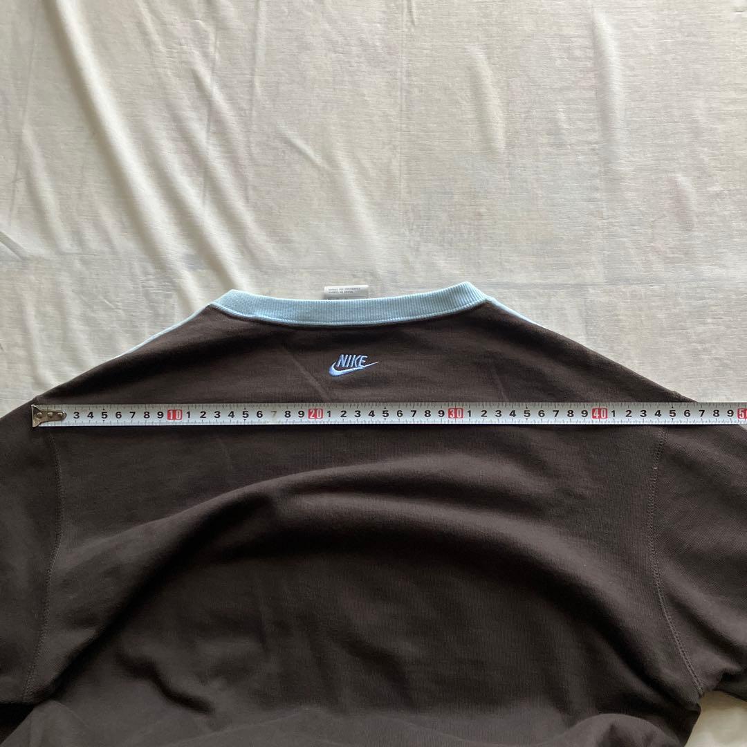 old nike /ロゴスウェット ゴツナイキ ブラウン M 00s ナイキ