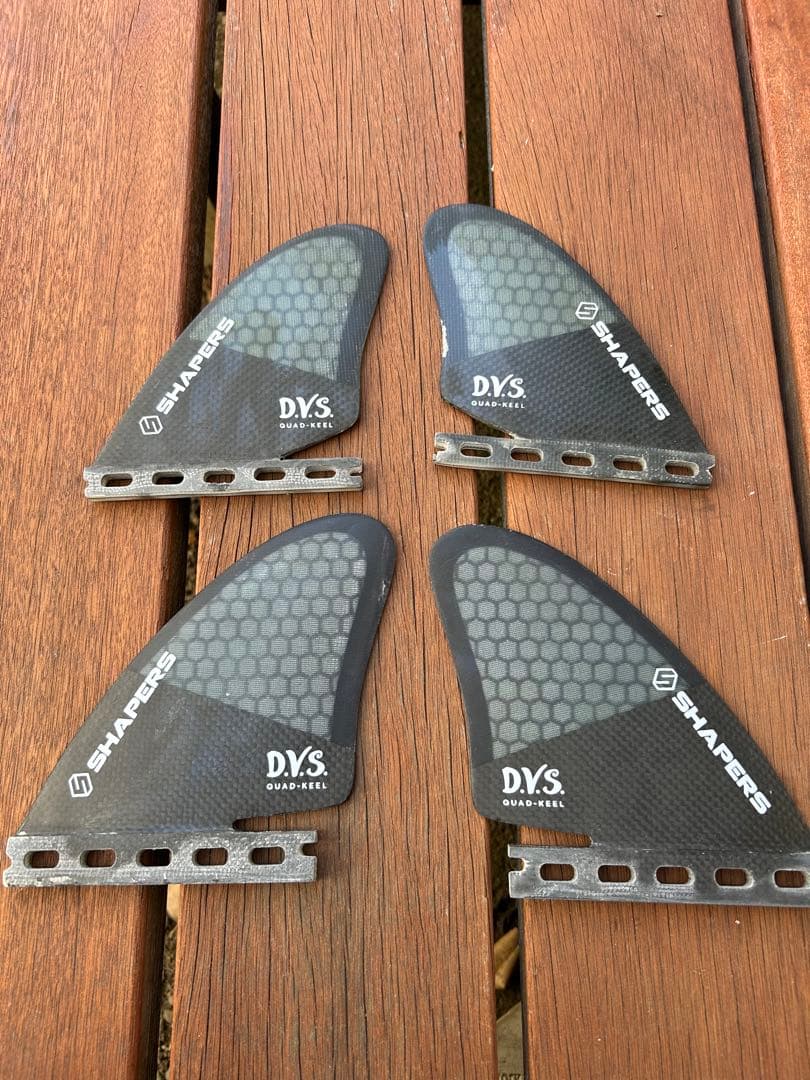 SHAPERS D.V.S QUAD KEE フィン 約10インチ SHAPERS D.V.S QUAD KEE フィン 約10インチ SHAPERS D.V.S QUAD KEE