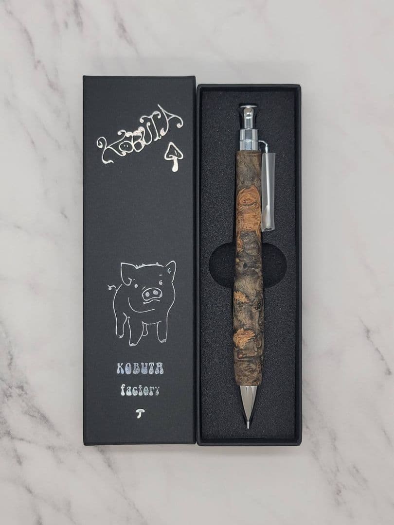 新品 こぶた工房 極上花梨瘤+青白瘤 シャープペンシル0.5 - メルカリ