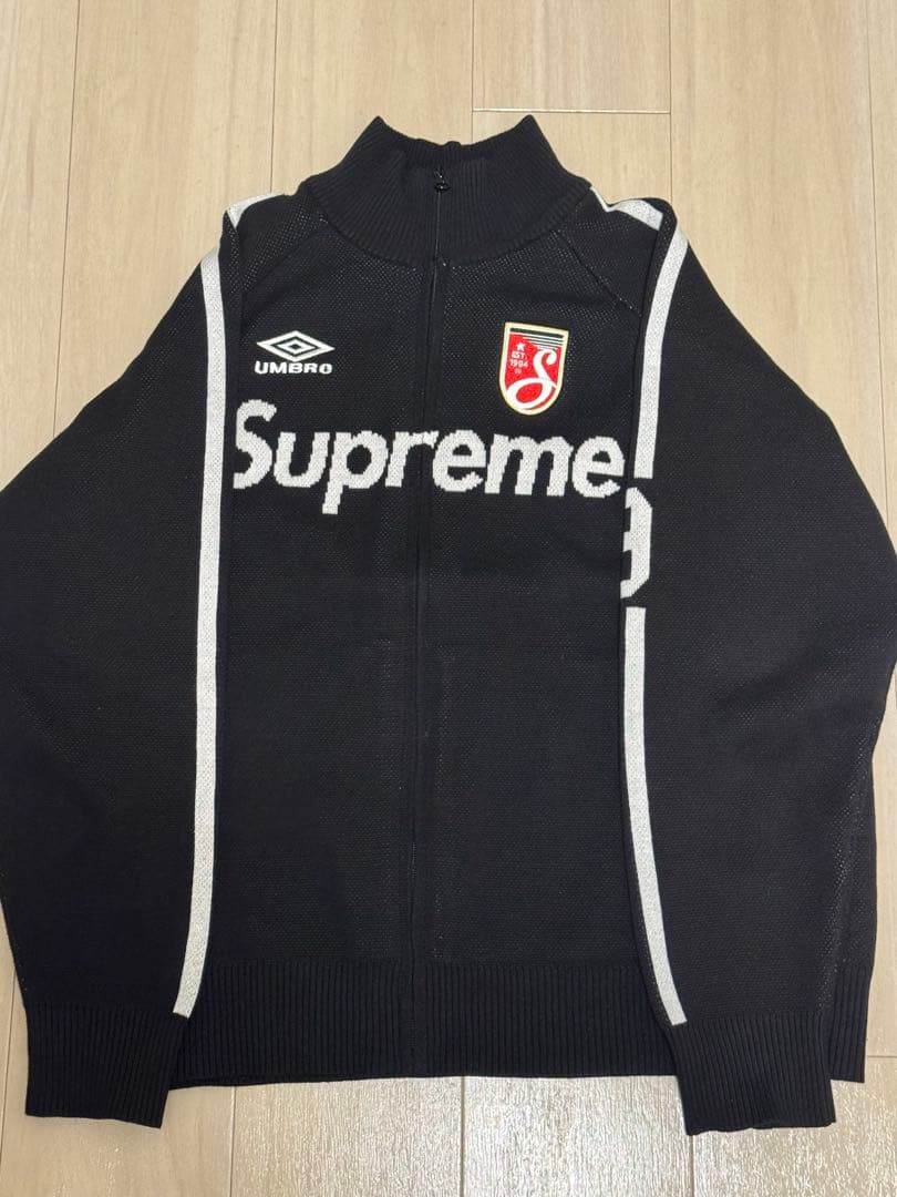 トップス Supreme x Umbro Zip Up Sweater \"Black\" S
