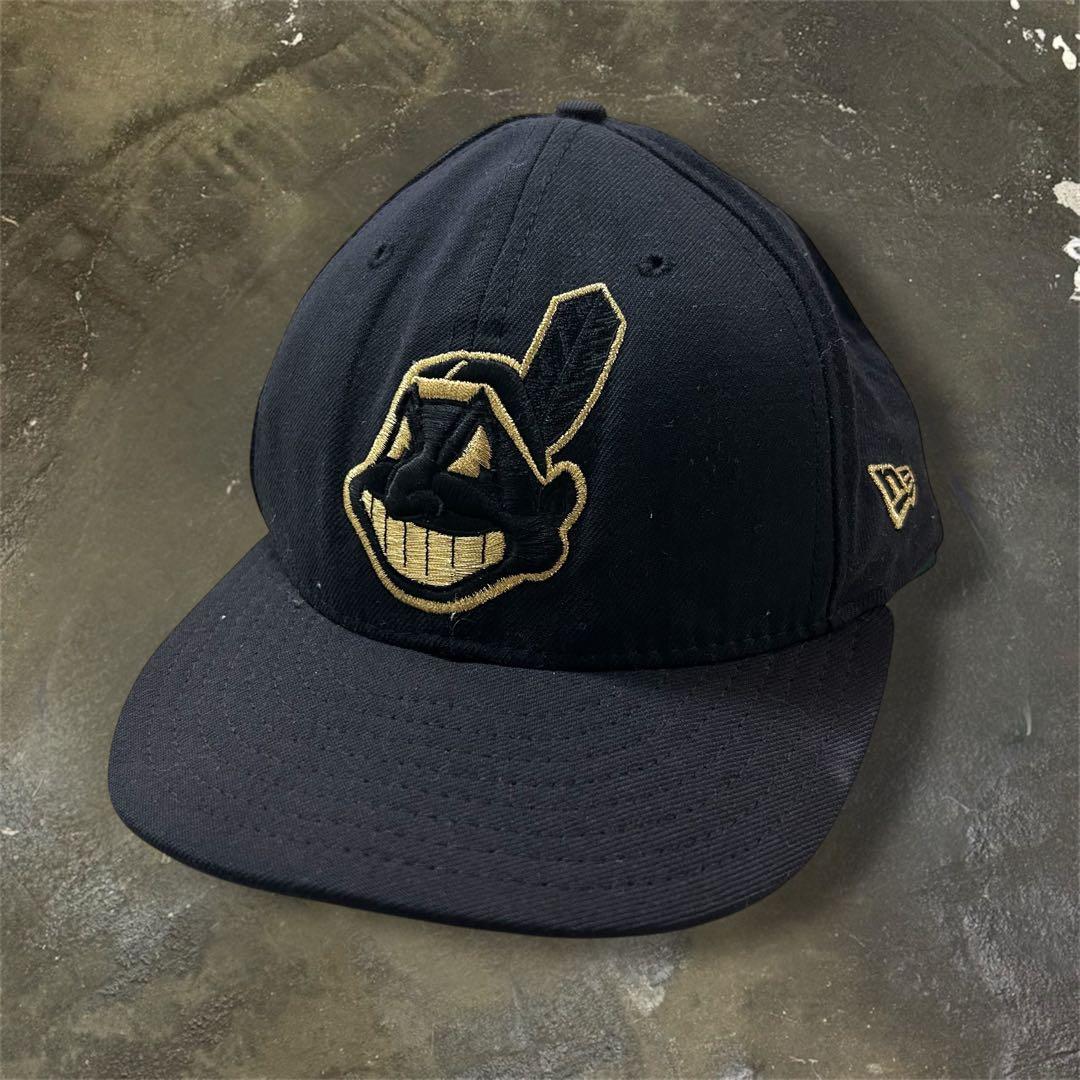 ☆USA製 NEW ERA インディアンズ 59FIFTY ワフー酋長 キャップ - メルカリ
