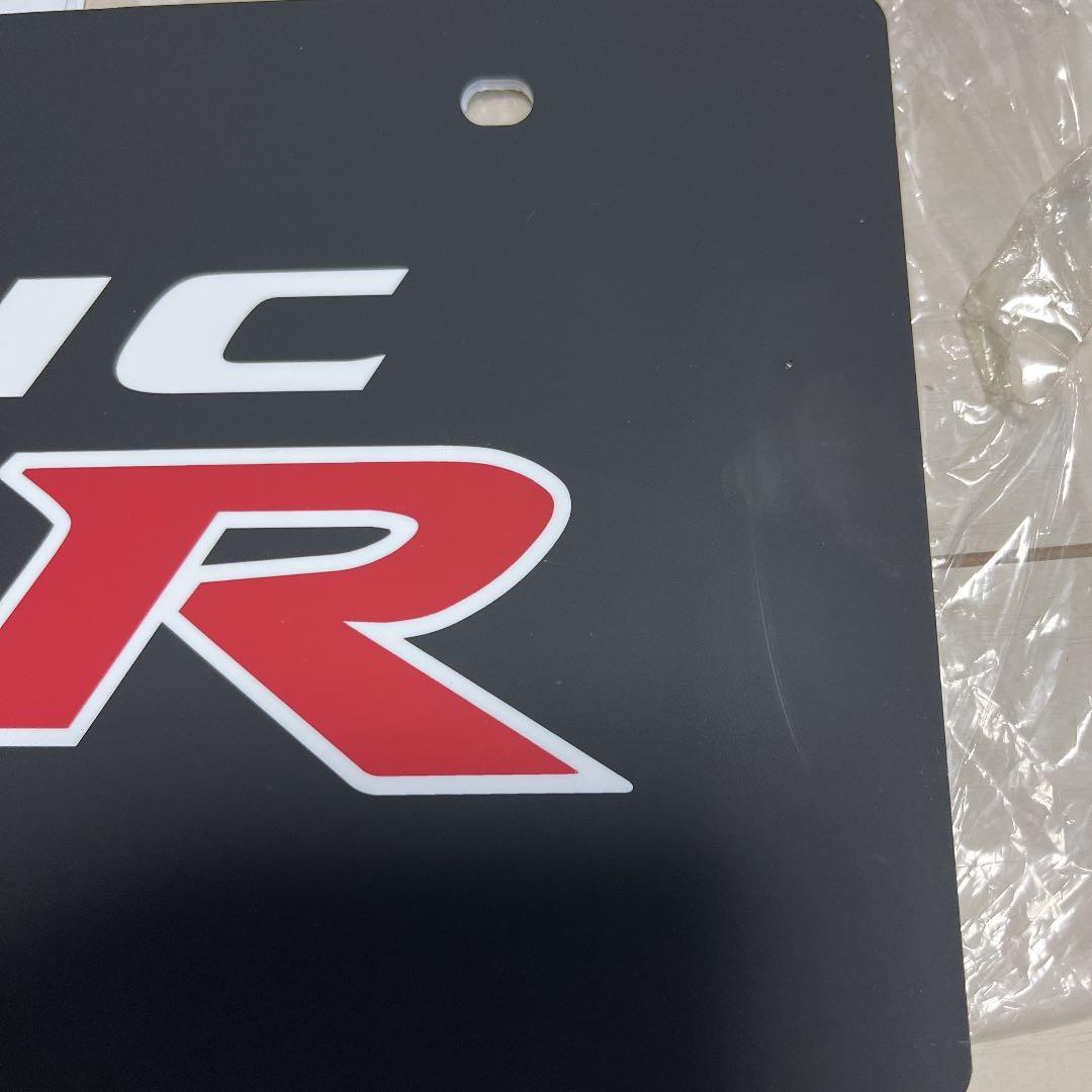 シビックタイプR マスコットナンバー 展示車用1枚 ホンダ純正 CIVIC