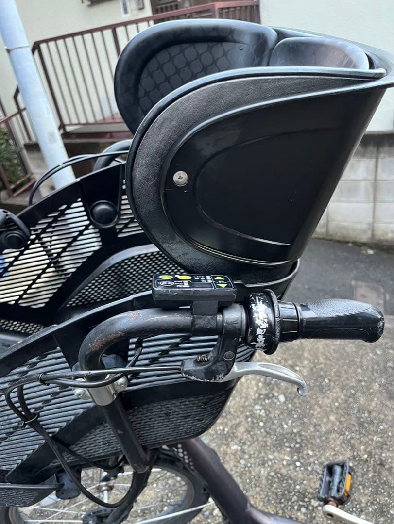 引取限定】ブリジストン 電動自転車 アンジェリーノ チャイルドシート付