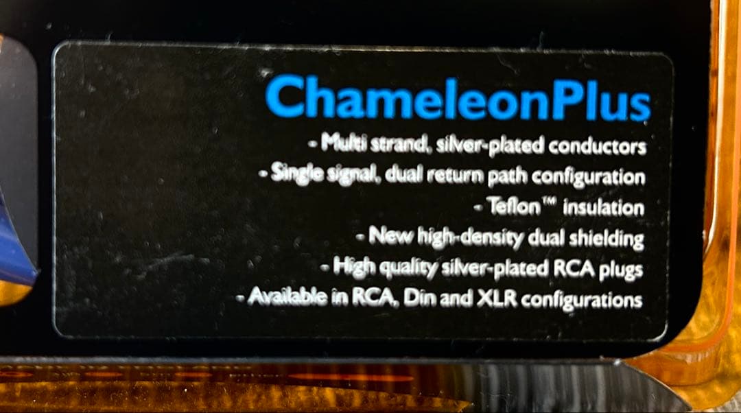 未使用品】CHORD ChameleonPlus RCAケーブル - メルカリ