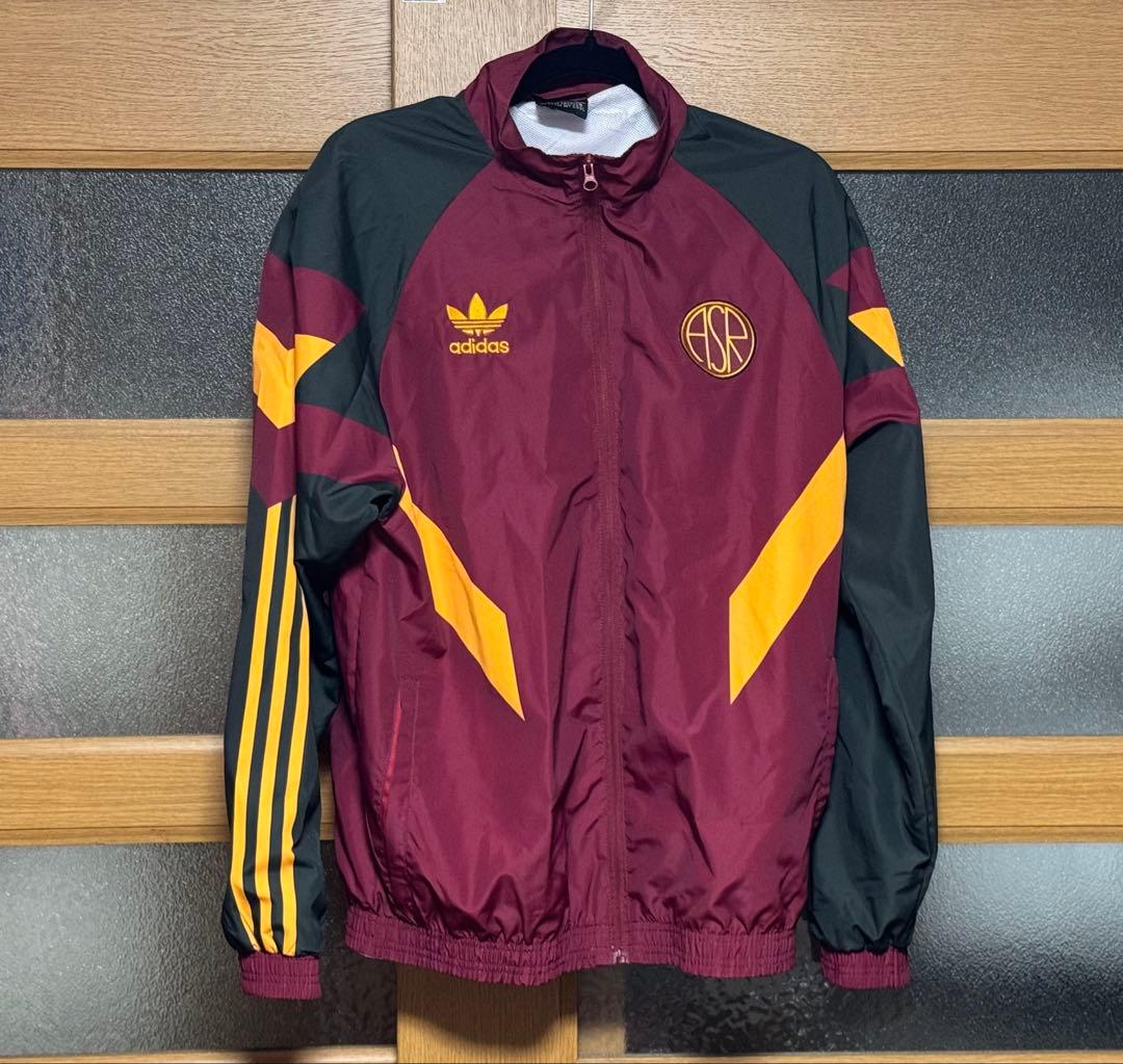 adidas アディダス ASローマ ウィンドブレーカー Lサイズ adidas（アディダス） （メンズ）ウィンドジャケット KSA05