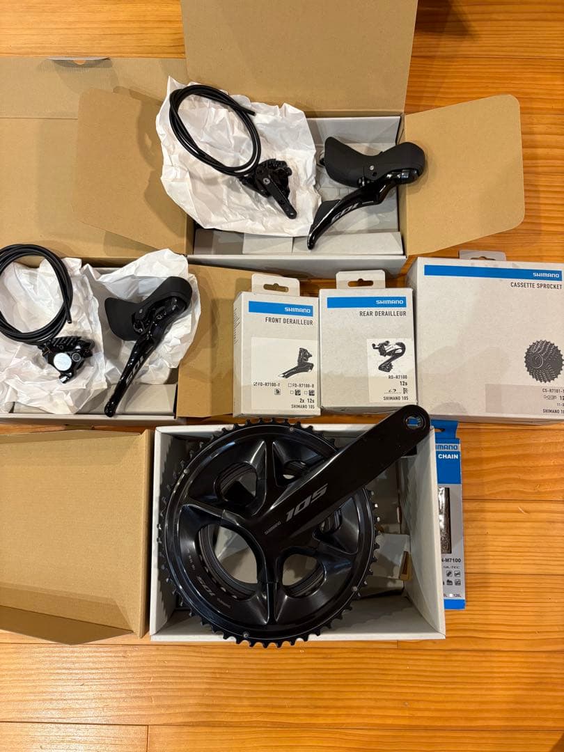 Shimano 105 R7100 12速　油圧コンポーネントセット　新品未使用 SHIMANO 「シマノ」 105 R7100 コンポセット / 大阪美原北インター店