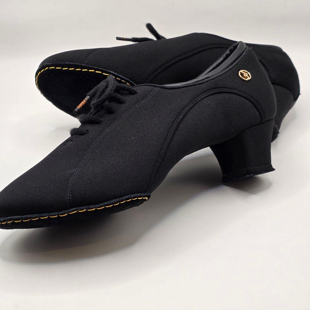 社交ダンス ティーチャーシューズ AdsDance 23.5cm 黒 未使用に近