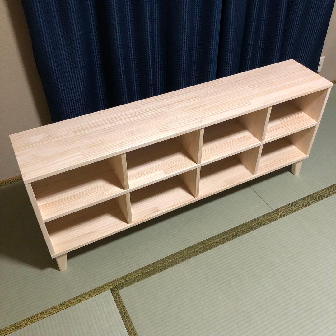 ハンドメイド 脚付き 格子棚 オーダー受け付けます