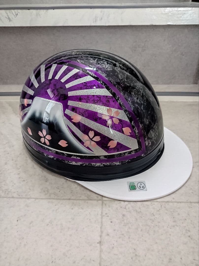 カスタムコルク半 黒ラップ✘Candyパープルラップ富士日章 七色ラメ