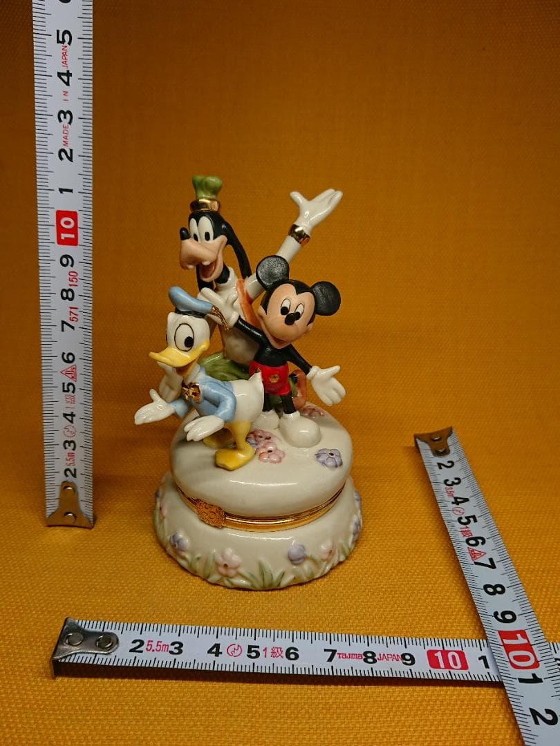 美品】ミッキー レノックス 宝箱 置物 インテリア 工芸品 美術品 A3275