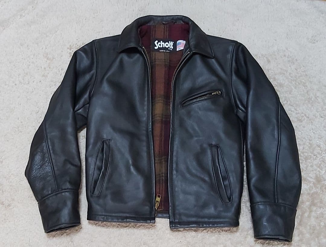 値下げしました。早い者勝ち】Schott 681 シングルライダース - メルカリ