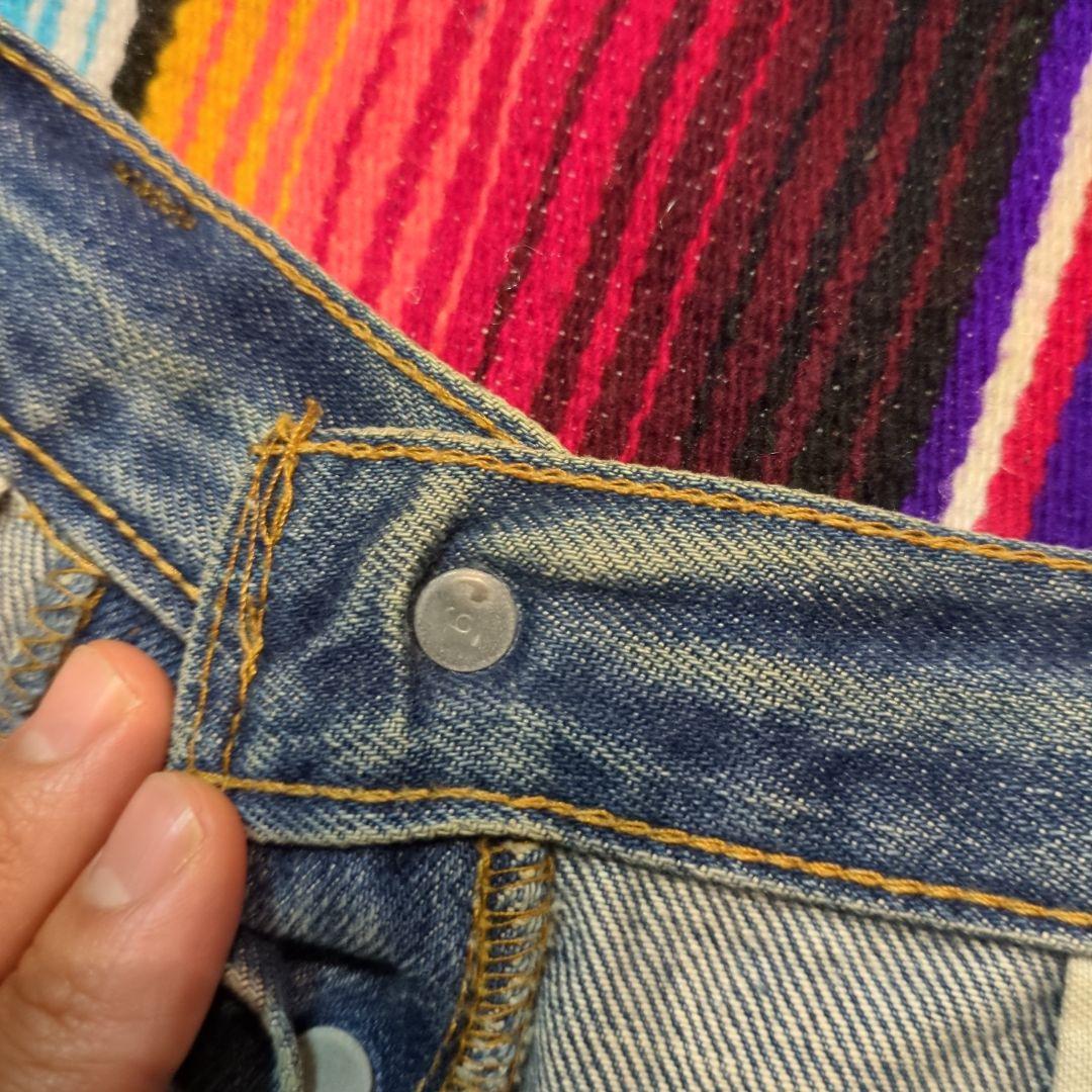あやめ様専用Levi's ダメージ ストレートデニム 66後期 501 - メルカリ