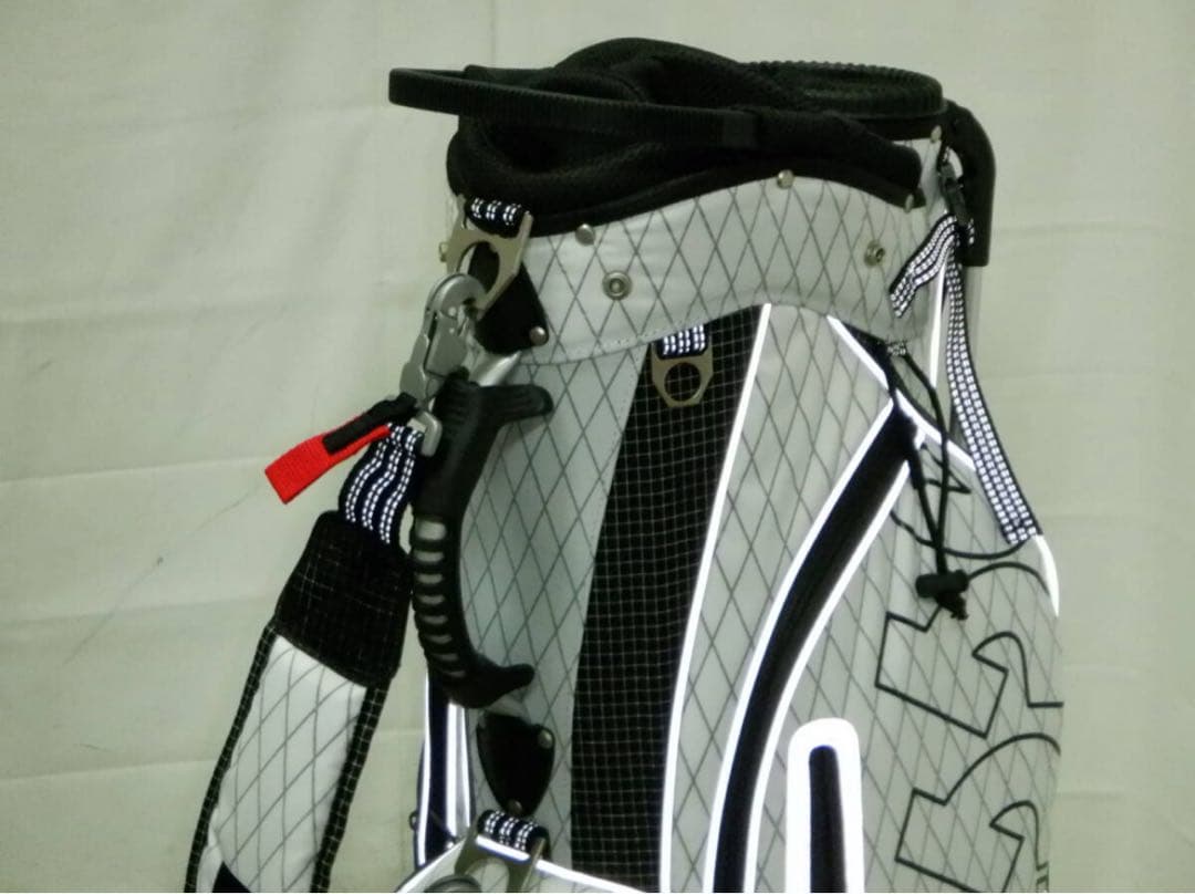 ラッセルノ 9.0型 セルフスタンド付 ゴルフ キャディバック 美品