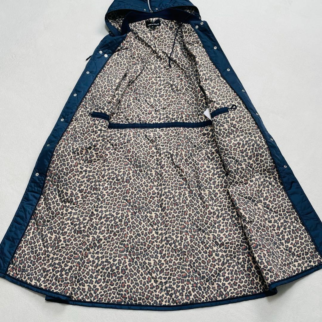 コムデギャルソン 中綿キルティングコート M 2way AD2019 レオパード