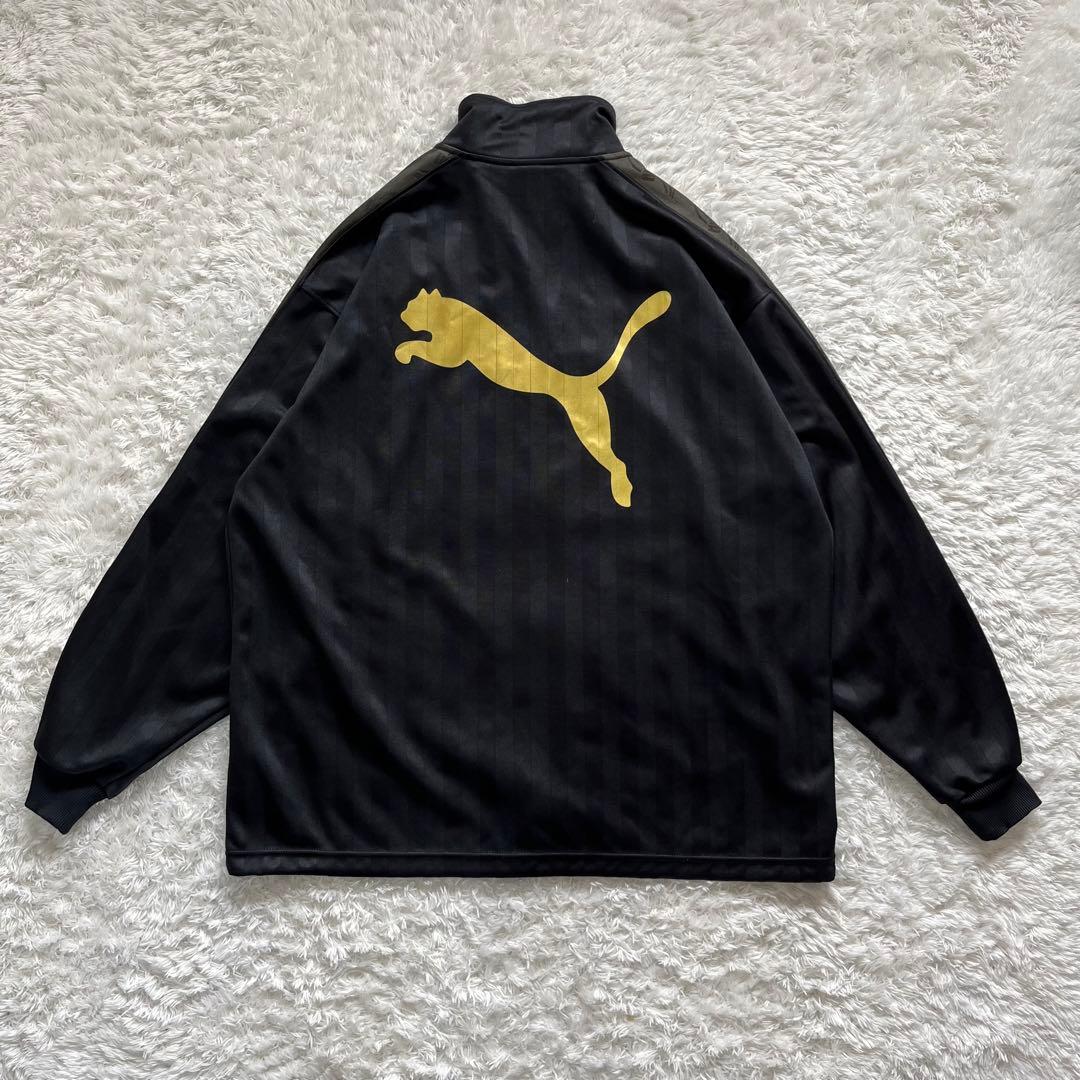 大きいサイズ PUMA ジャージ 黒金 XO (プージャ) ビックロゴ - メルカリ