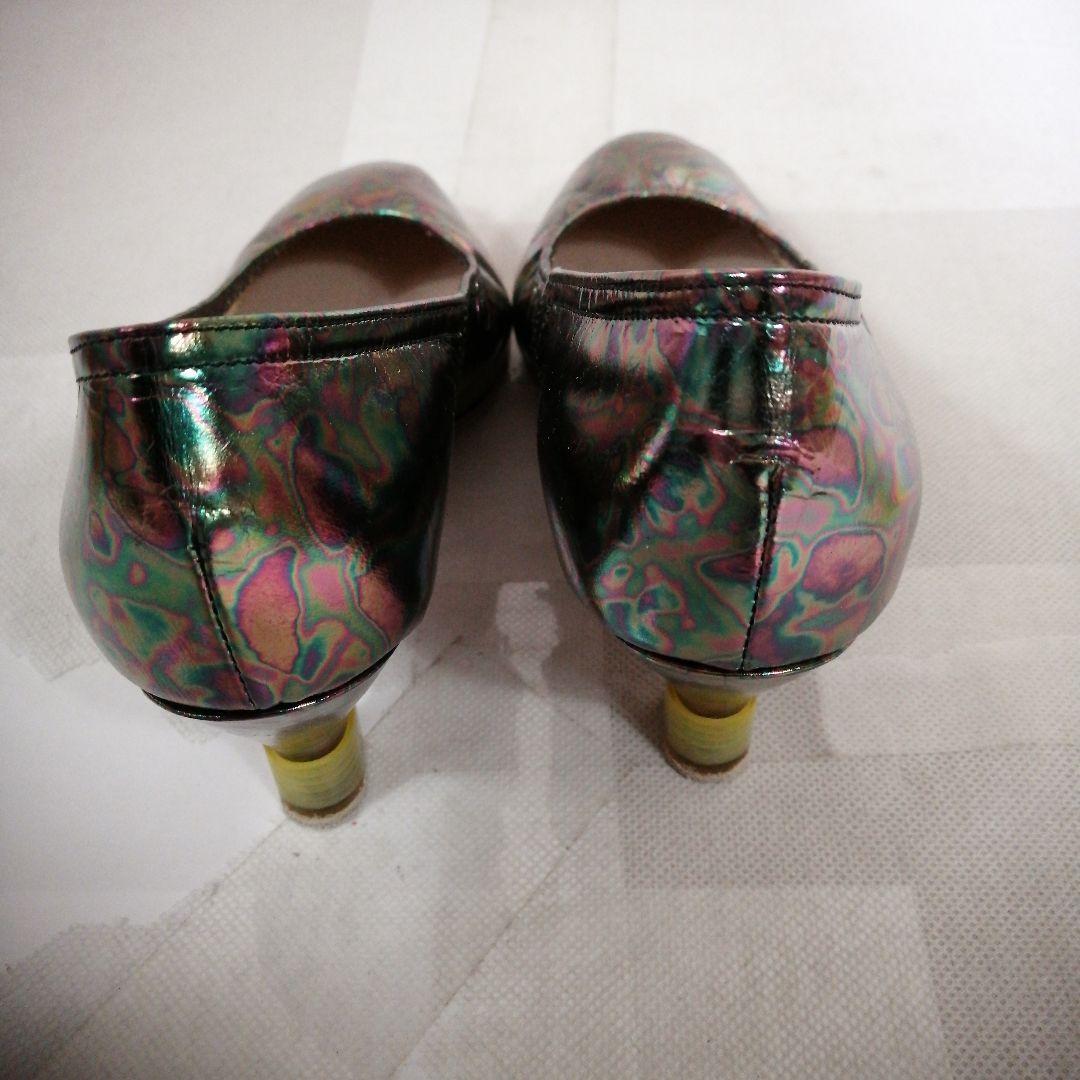 美品 社交ダンス チャコット パンプス シューズ モダン デモ 6151