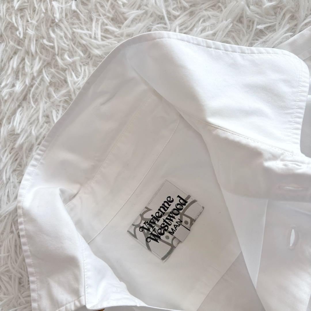 ヴィヴィアンウエストウッドマン 長袖シャツ アシンメトリー 変形