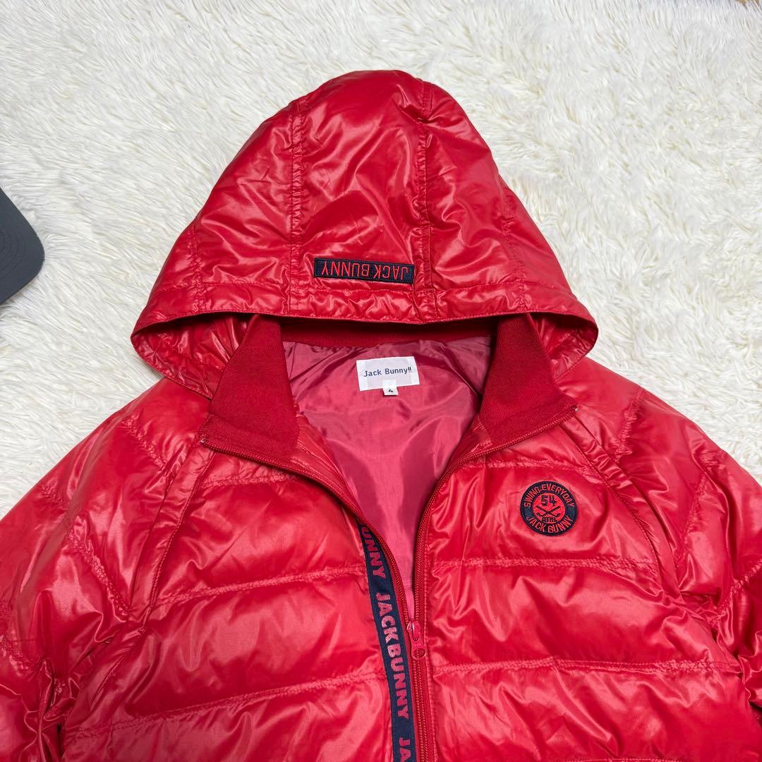 ジャックバニー】美品 ダウンジャケット レッド 4サイズ メンズ 4way