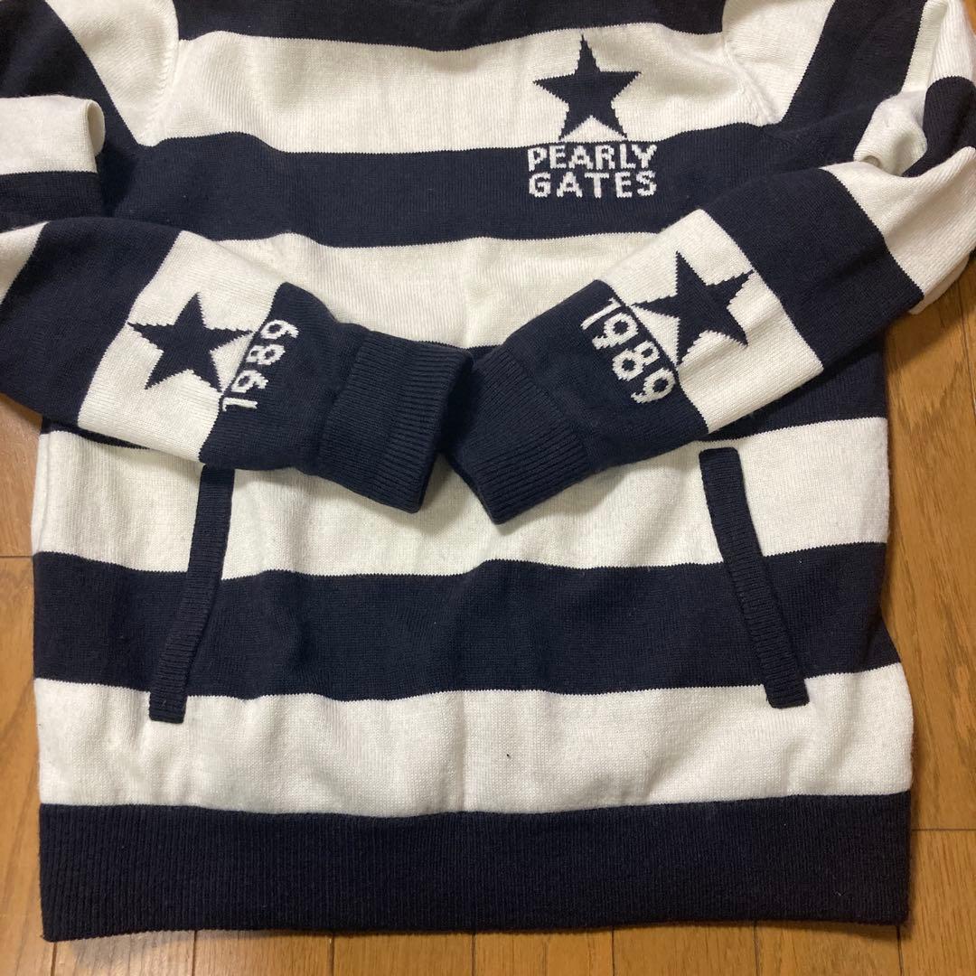 ☆PEARLYGATES☆ストライプセーター サイズ5 パーリーゲイツ ゴルフ