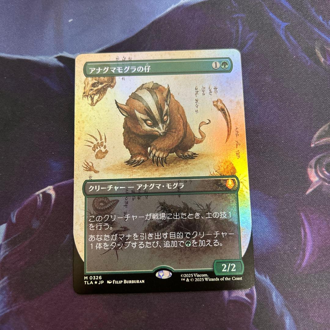 MTG/日本語版/アナグマモグラの仔/Badgermole Cub/アバター 伝説の少年