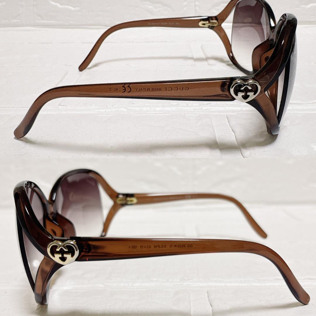 GUCCI サングラス ハートモチーフ グラデーション インターロッキングG